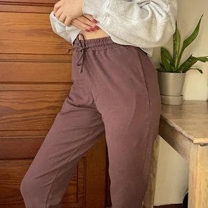 Meshki joggers. Size small, pockets, cinched waist.